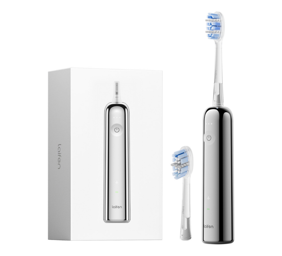 Laifen Wave Pro Electric Toothbrush - Polished Stainless Steel