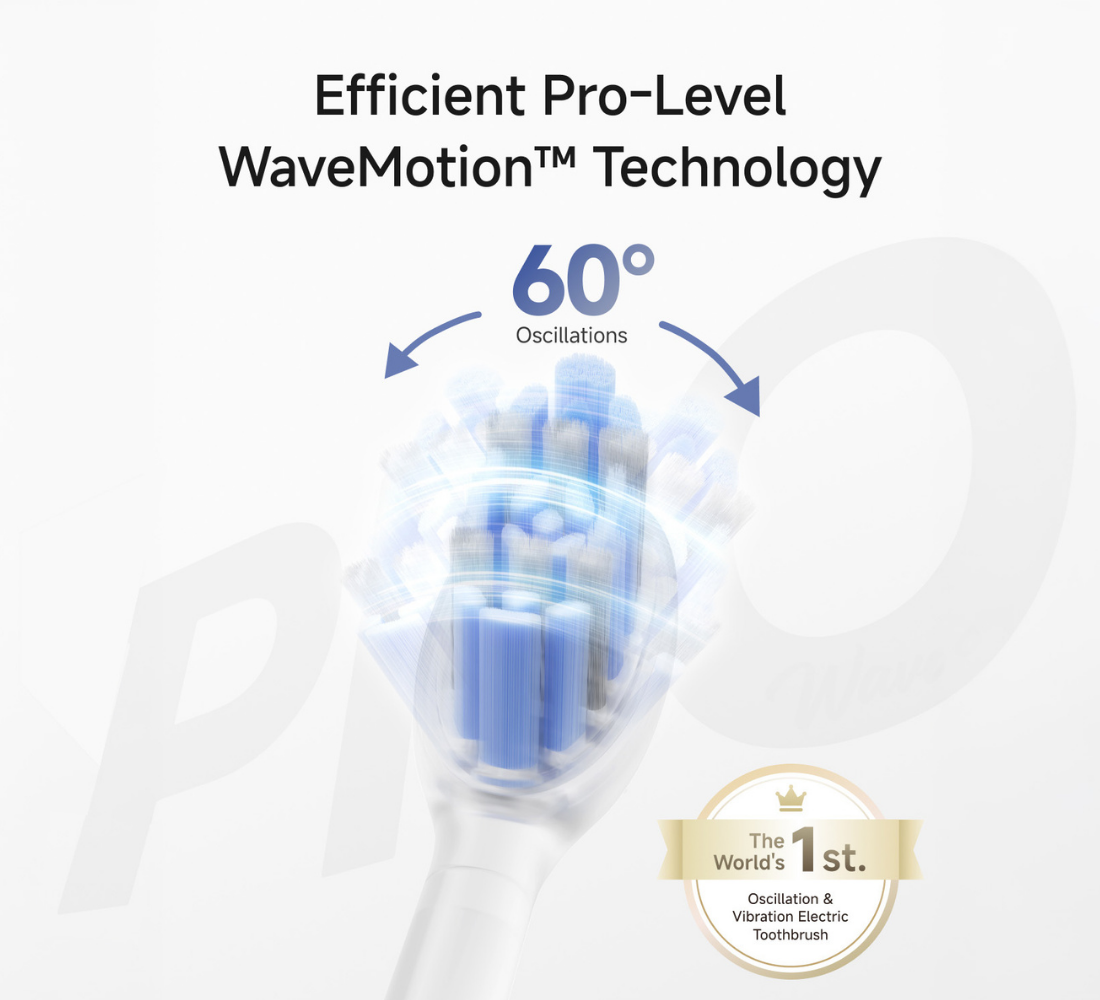 Laifen Wave Pro Electric Toothbrush - Polished Stainless Steel