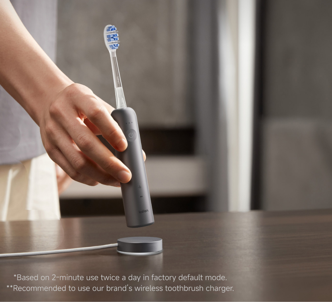 Laifen Wave Pro Electric Toothbrush - Aluminium Alloy Space Grey