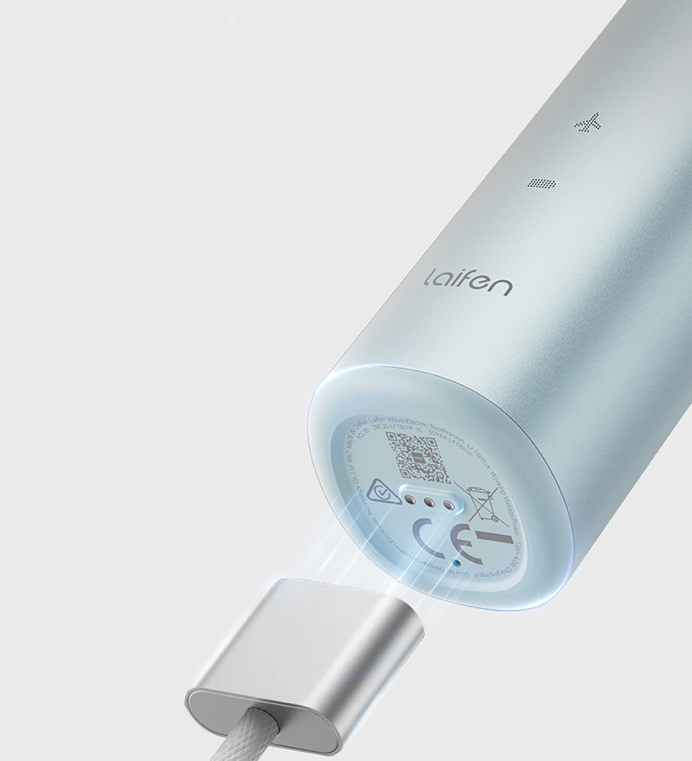 Laifen Wave Electric Toothbrush - Aluminum Alloy Blue