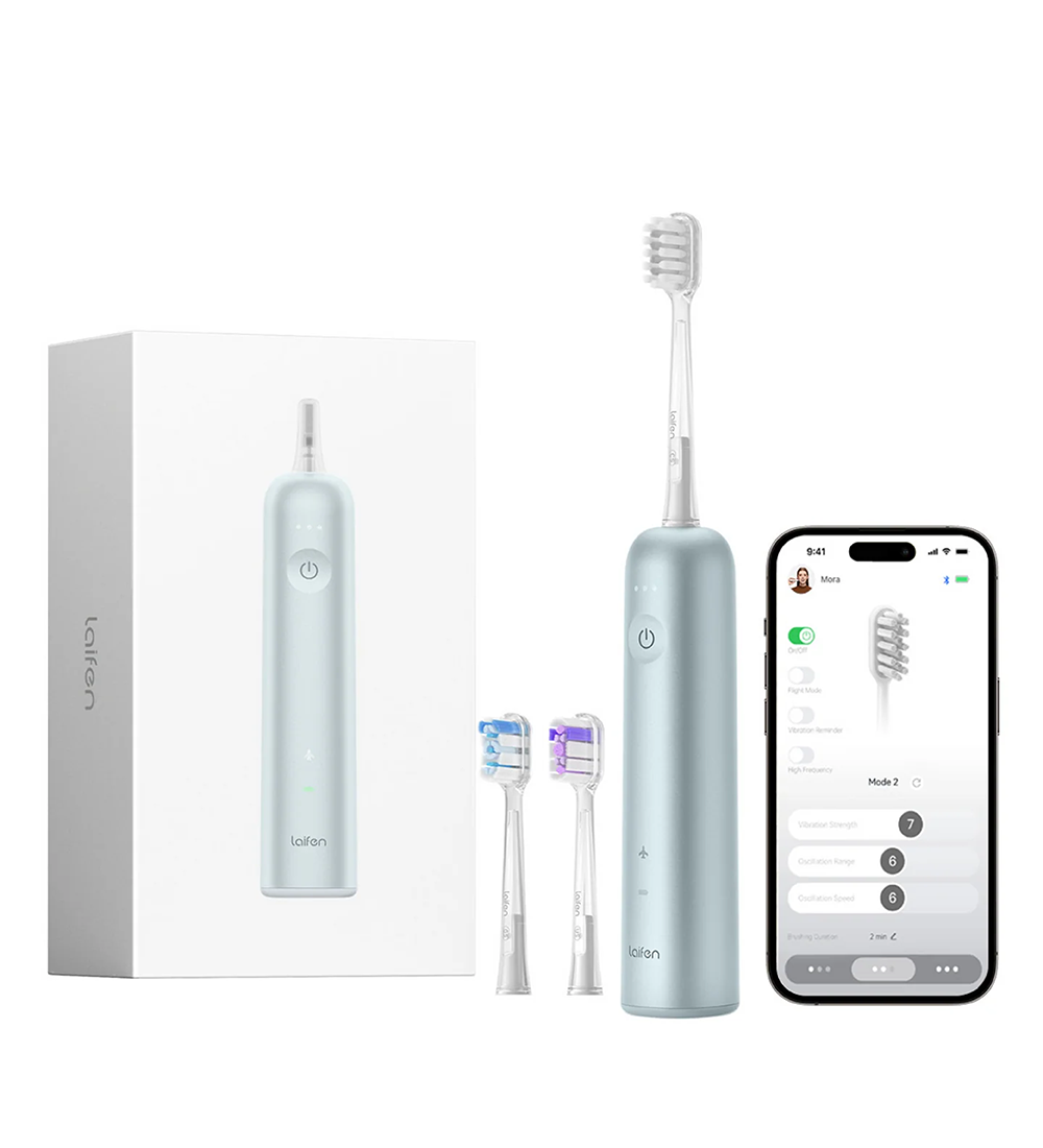 Laifen Wave Electric Toothbrush - Aluminum Alloy Blue