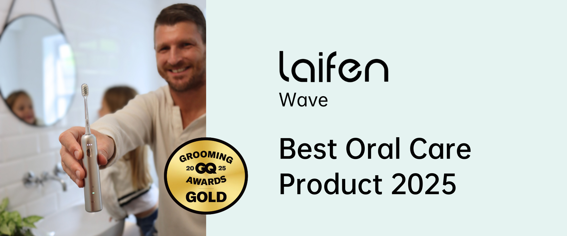 Laifen Wave Wins GQ Gold for Best Oral Care & Hygiene Product 2025