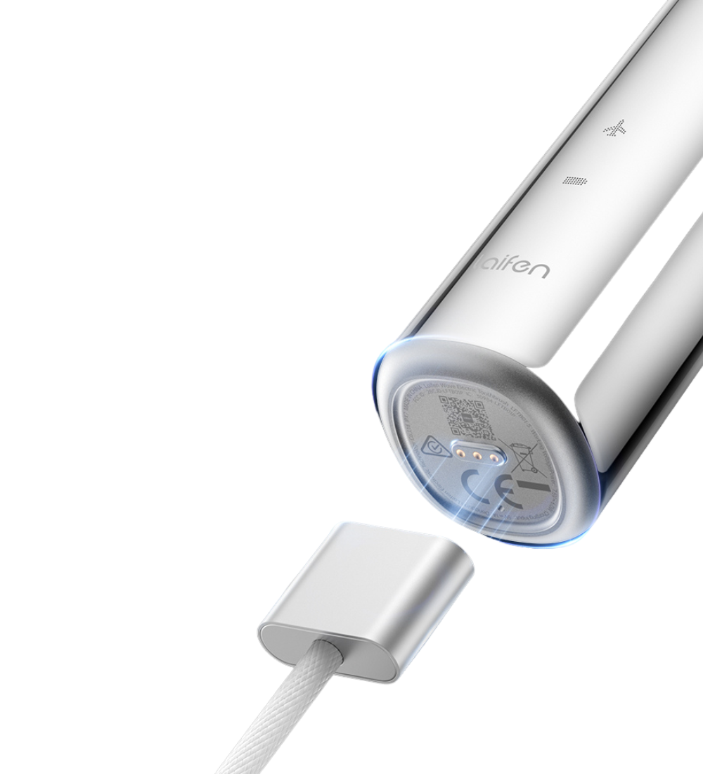 Laifen Wave Electric Toothbrush - Polished Stainless Steel (Limited Edition)