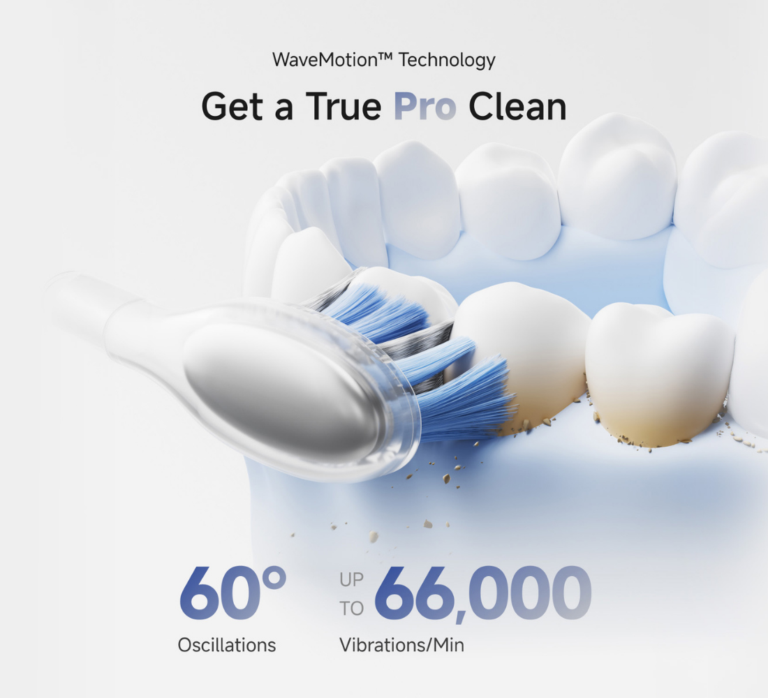Laifen Wave Pro Electric Toothbrush - Transparent Black
