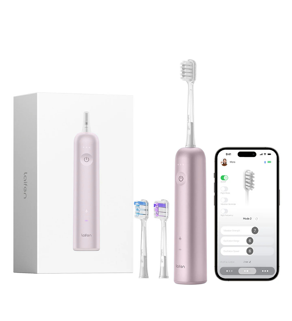 Laifen Wave Electric Toothbrush - Aluminum Alloy Pink