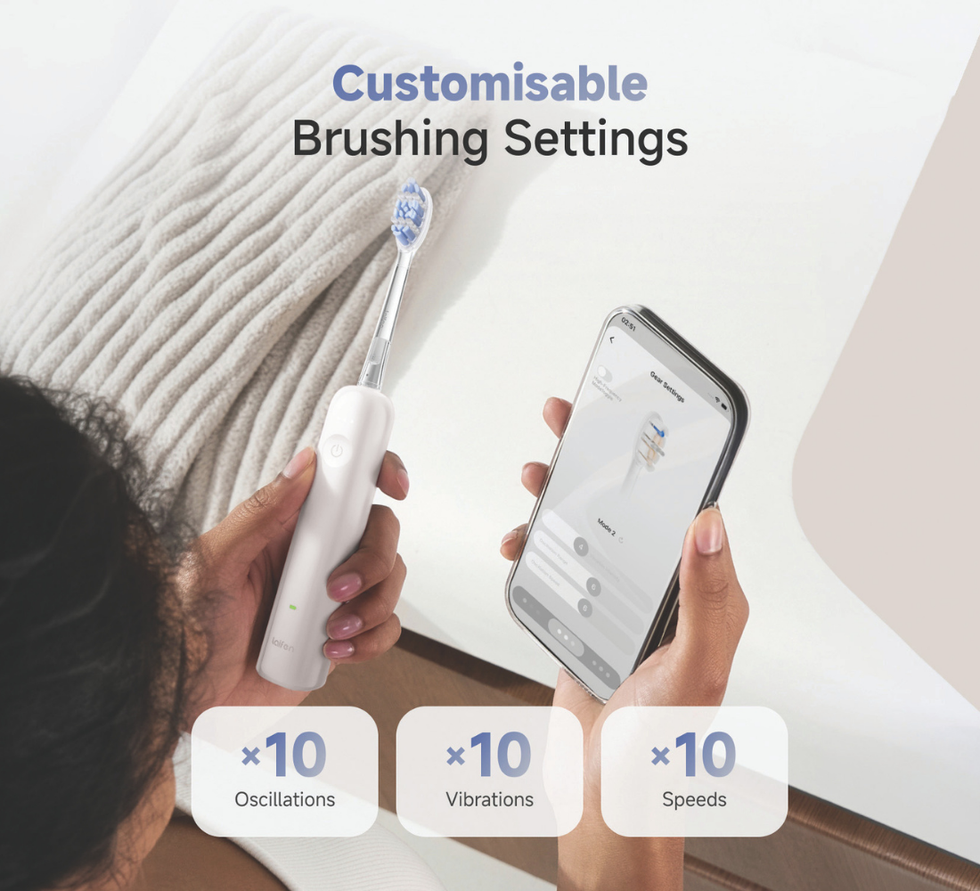 Laifen Wave Pro Electric Toothbrush - ABS White