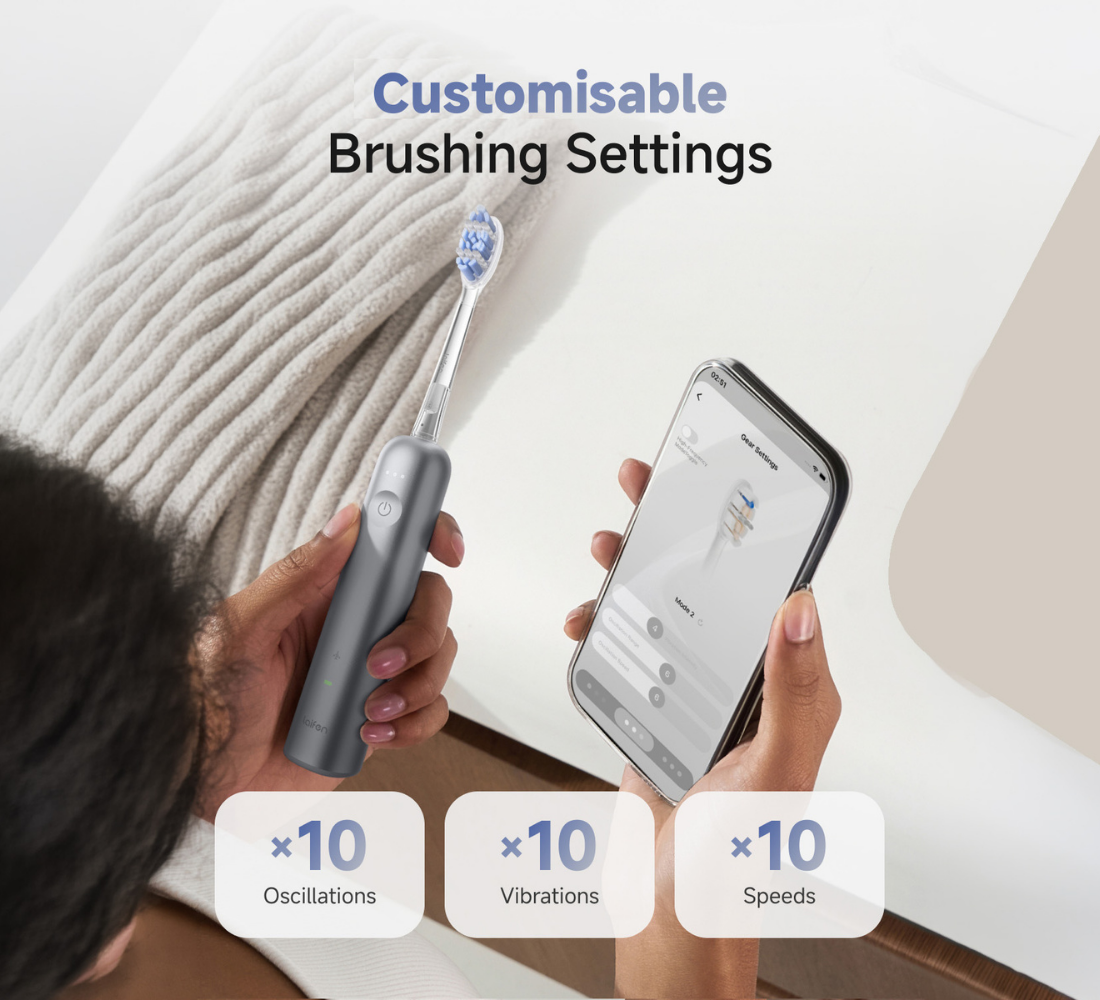 Laifen Wave Pro Electric Toothbrush - Aluminium Alloy Space Grey