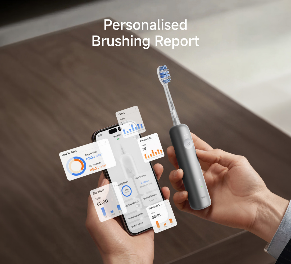 Laifen Wave Pro Electric Toothbrush - Aluminium Alloy Space Grey